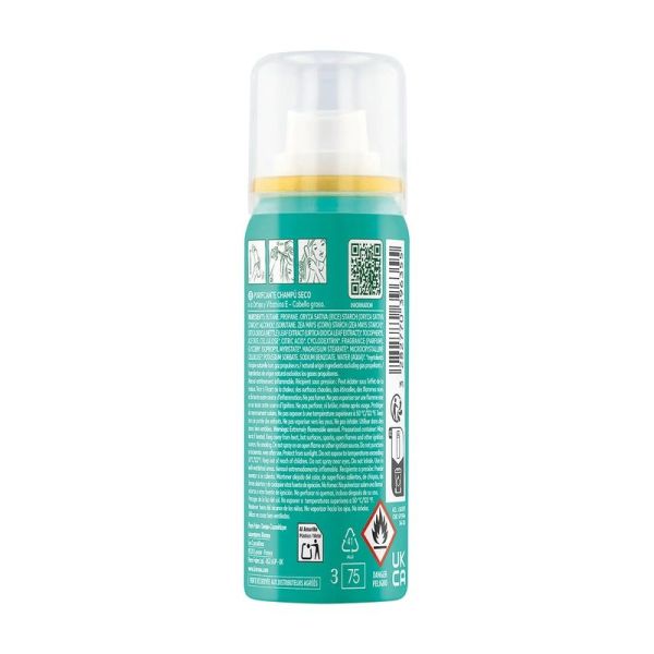 Shampooing Sec Purifiant à l'Ortie et Vitamine E - Format Voyage - 50 ml