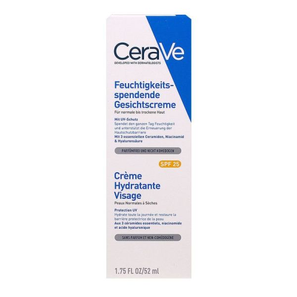 CeraVe Crème Hydratante Visage SPF 25 - 50 ml