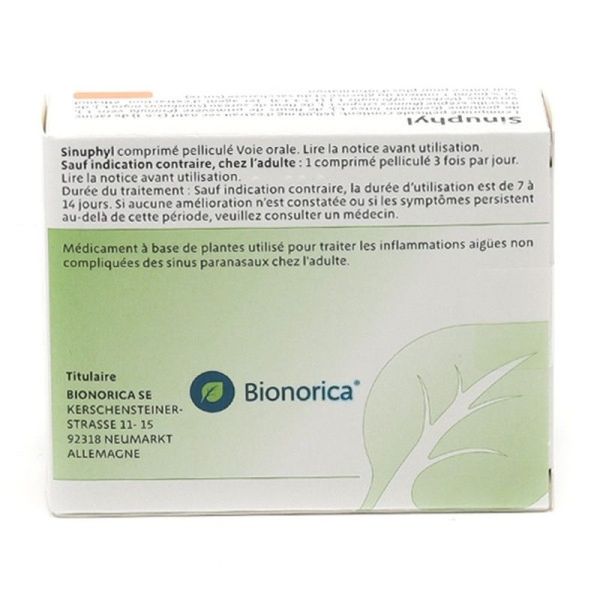 Boiron Sinuphyl comprimé