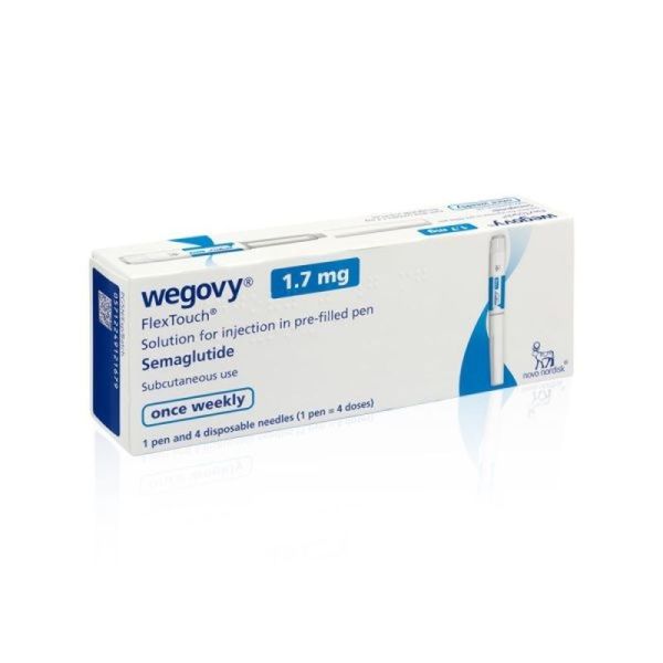 Wegovy sémaglutide injection - 1,7mg