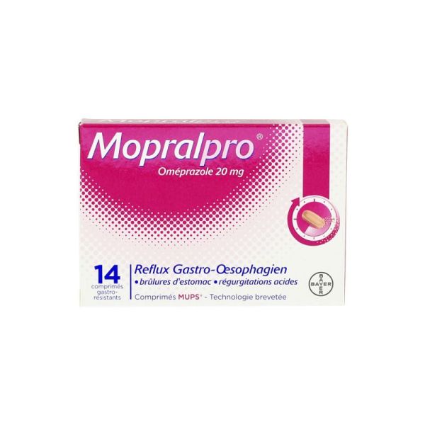 MOPRALPRO 20 mg - 14 comprimés gastro-résistants