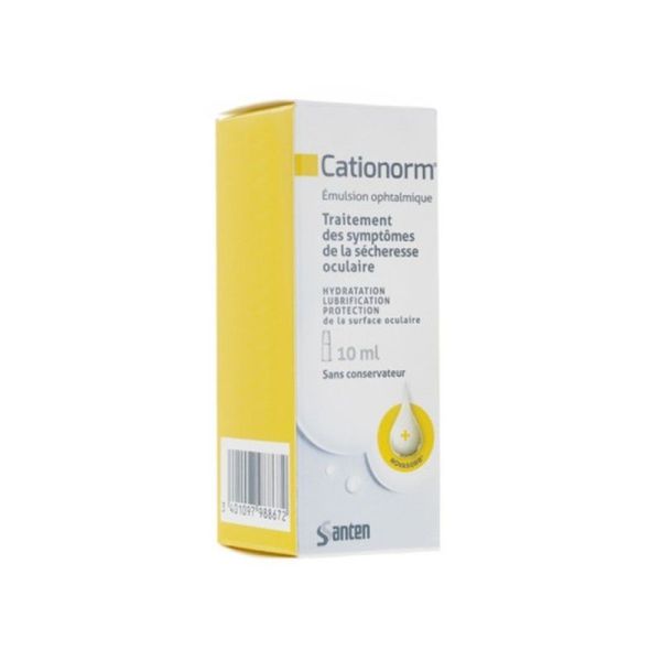 Cationorm émulsion ophtalmique - 10ml