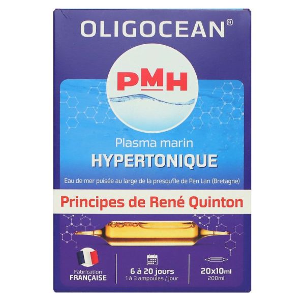 Oligocean Plasma Marin Hypertonique - 20 Ampoules