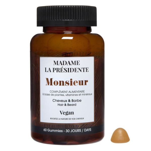 Madame La Présidente - Monsieur Complément alimentaire pour homme - 60 gummies