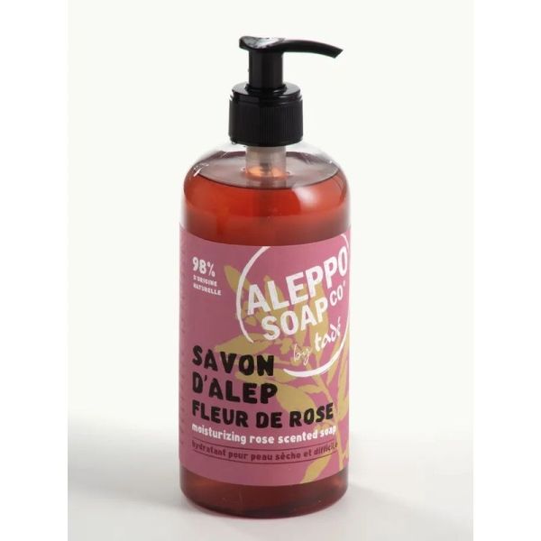 Savon d'Alep liquide Fleur de Rose - 500ML