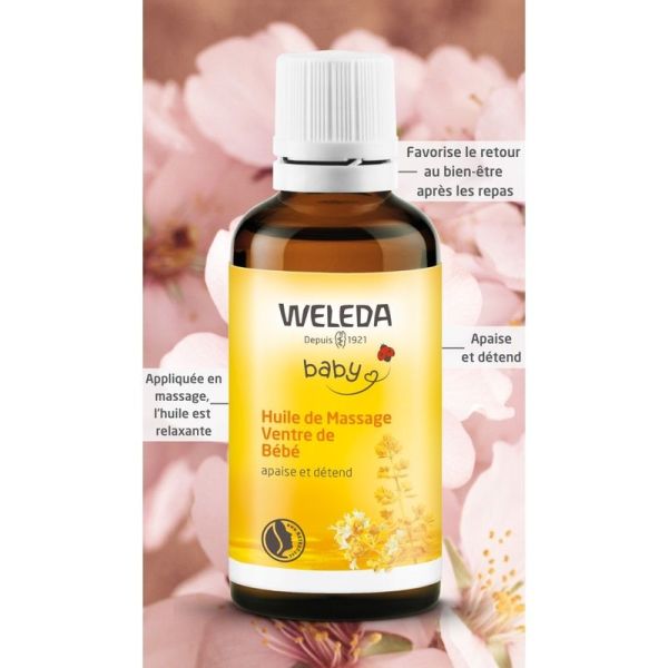 Huile de Massage Ventre de Bébé - 50ml