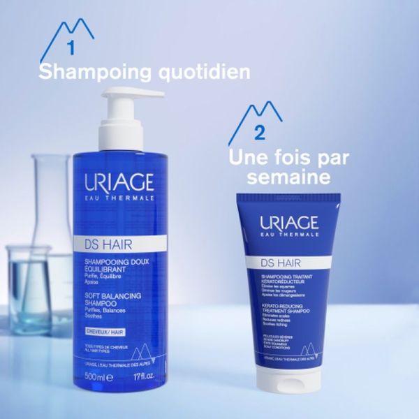 Shampoings & soins capillaires DS HAIR - Shampooing Traitant Kératoréducteur - 150 mL