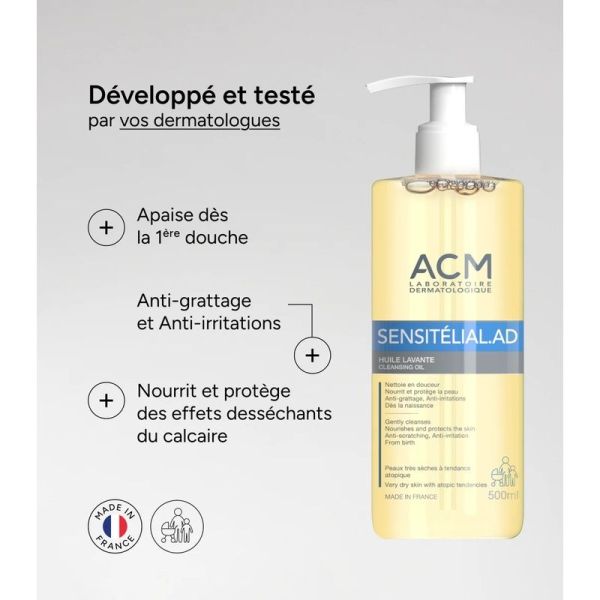 Sensitélial.AD Huile Lavante - 200 ml