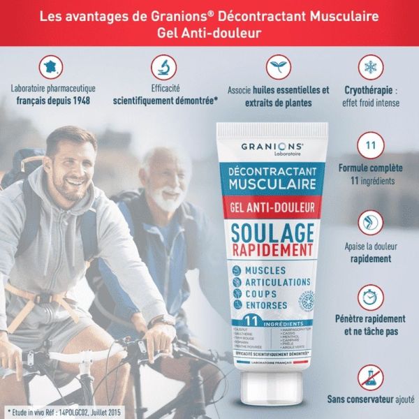 Décontractant Musculaire Gel - 100 ml