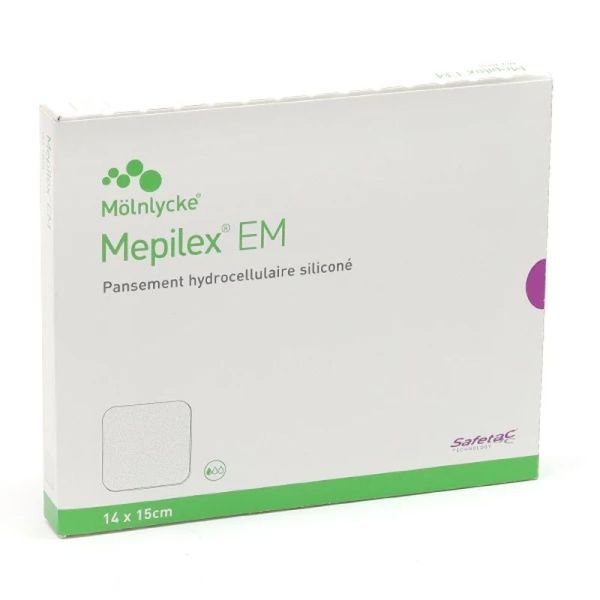 EM pansement hydrocellulaire - 17,5 cm x 17,5 cm, 10 unités