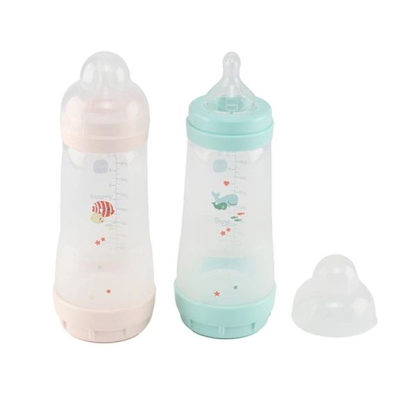 Easy Start - 2 biberons de 320 ml, 4 mois et +, débit 3