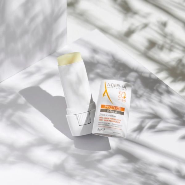 A-DERMA PROTECT X-TREM Stick solaire invisible SPF50+ - 8gr