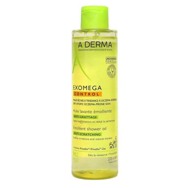 A-Derma Exomega Control Huile lavante émolliente - 200ml