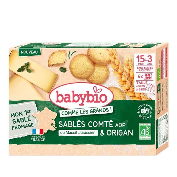 Sablé comté AOP du Massif Jurassien & origan - 80 g