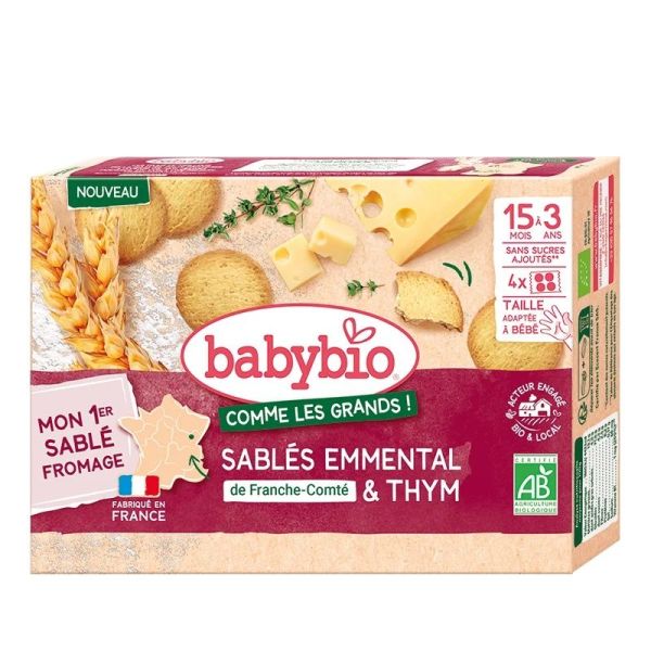 Sablé Emmental de Franche-Comté & thym - 80 g