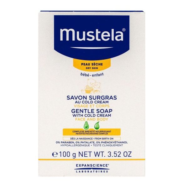 Mustela Savon Surgras au Cold Cream Nutri-Protecteur - 100g