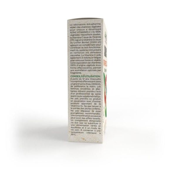 Azinc® Vitamines C + D 100% végétales