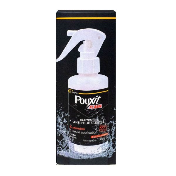 Pouxit Flash Traitement anti-poux et lentes - 200ml