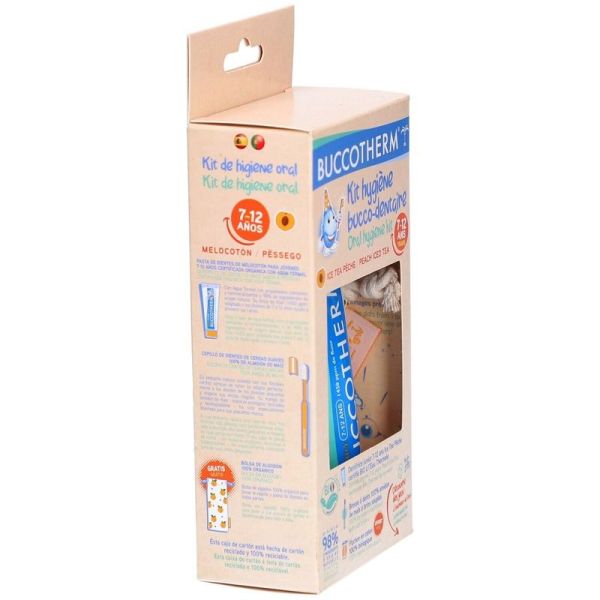 Kit hygiène bucco-dentaire junior Ice Tea Pêche