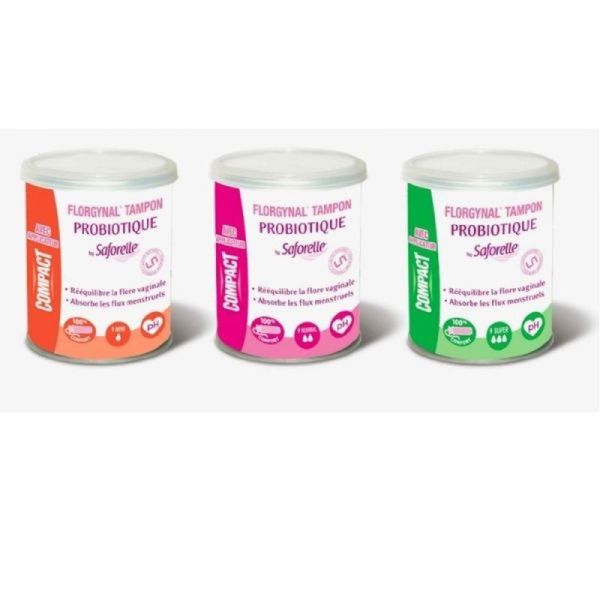 Florgynal Tampon probiotique normal - 9 unités