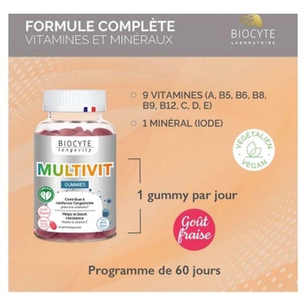 Multivit Gummies - 60 gommes