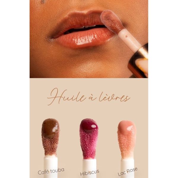 Huile à lèvres teintée Hibiscus - 6 ml