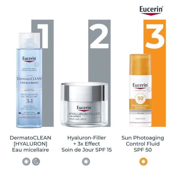 HYALURON-FILLER +3x EFFECT Soin de Jour Peau Sèche SPF 15 - 50 ml