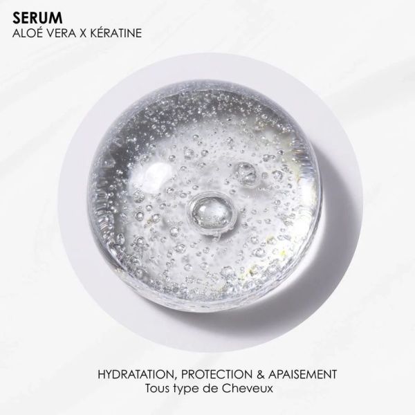 Sérum Cristal à l'aloe vera - Aloe vera & Kératine - 100 ml