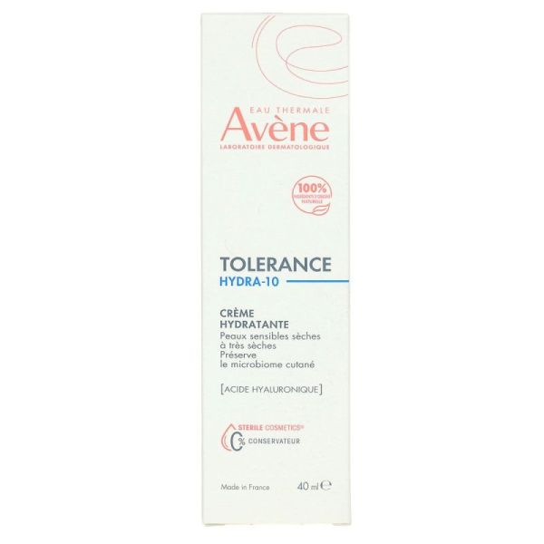 Avène Tolérance Hydra-10 Crème Hydratante - 40ml