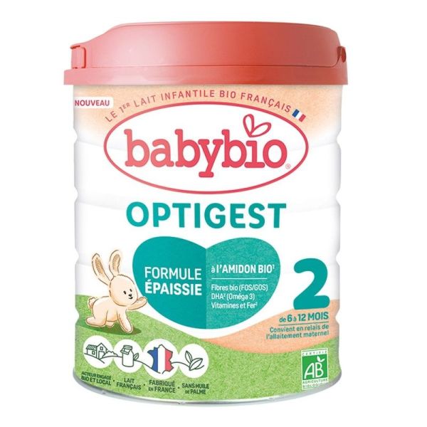 Optigest 2 Formule Épaissie de 6 à 12 Mois Bio - 800 g
