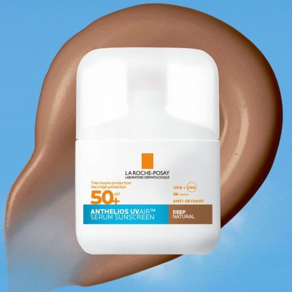 ANTHELIOS UVAIR - SPF50+ Sérum Solaire Visage - Teinte Foncée
