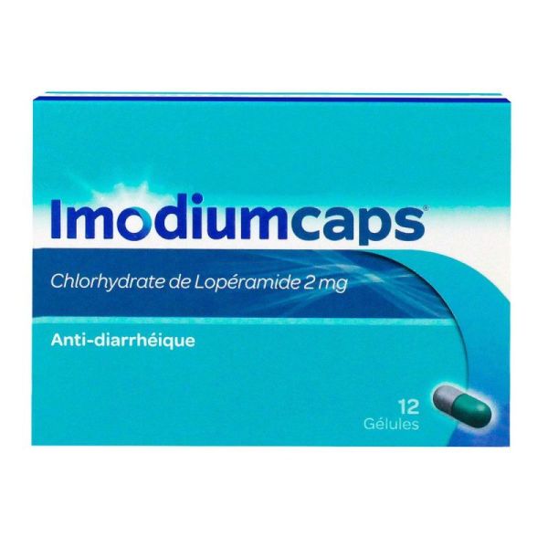 IMODIUMCAPS 2 mg, gélules - 12 gélules