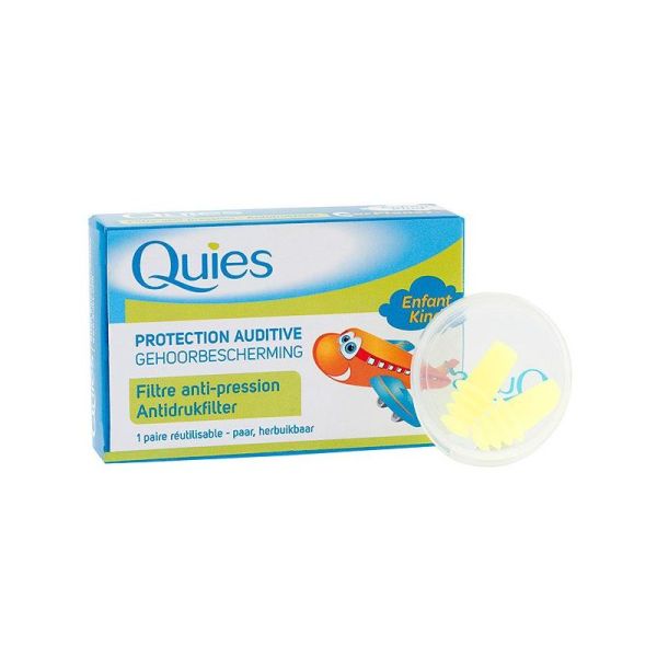 QUIES Protection Auditive Enfant 1 Paire Réutilisable