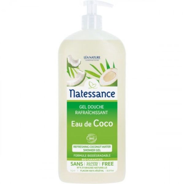 Gel douche rafraîchissant Eau de Coco - 1L