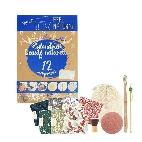 Feel Natural Calendrier de l'Avent Coffret 12 surprises beauté naturelle