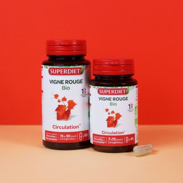 Vigne rouge Bio - 45 gélules