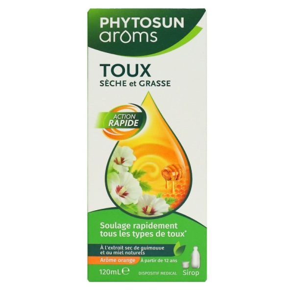 Phytosun Arôms Sirop Toux Sèche et Grasse - 120 ml