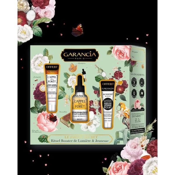 LE JARDIN SECRET Coffret Booster Lumière & Jeunesse - 30 ml + 10 ml + 10 gr