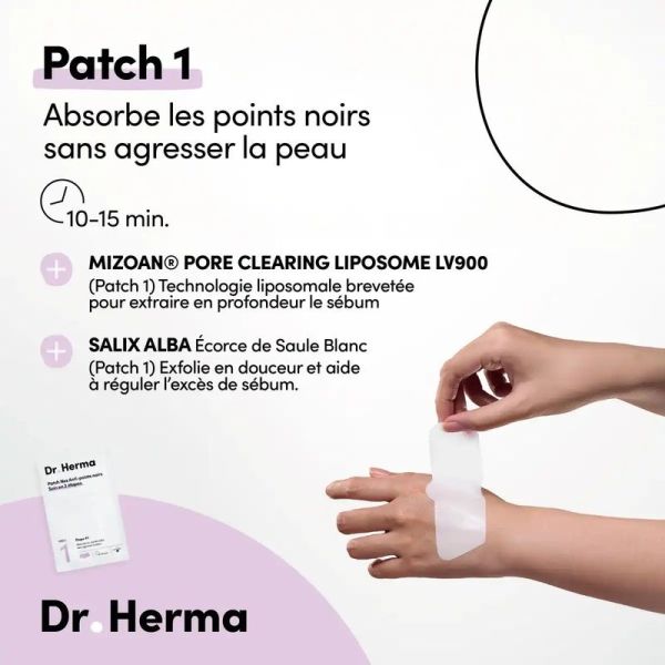 Patchs pour le Nez 2 Étapes - 2 patchs