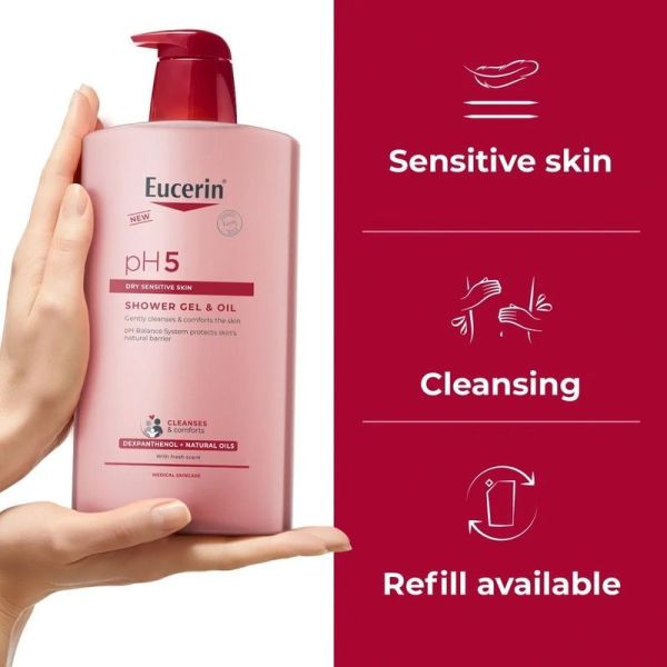 Gel-Huile de Douche pH5 - 1000 ml