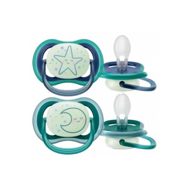 Sucettes Ultra Air Nighttime - 2 unités