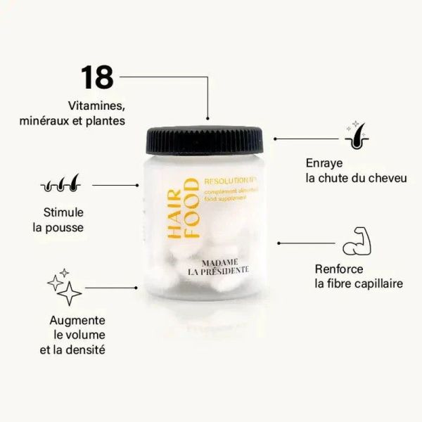 Compléments Alimentaires Cheveux - Résolution N°1 - 90 comprimés