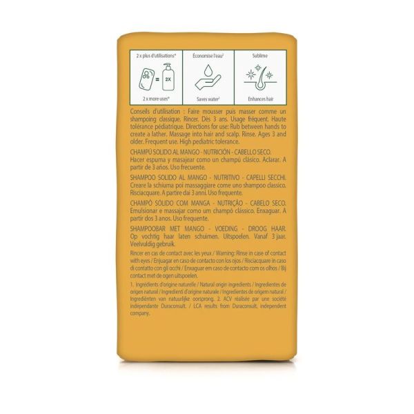 Shampoing solide à la Mangue - Pain - 80 g