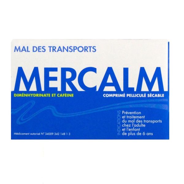 MERCALM, comprimé pelliculé sécable - 15 comprimés