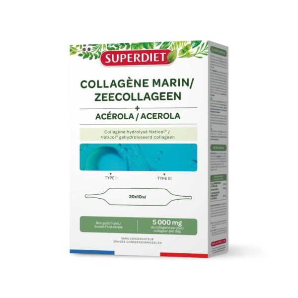 Superdiet Collagene + Acerola Amp Buv 20