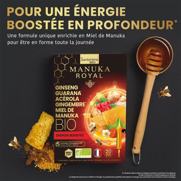 Manuka Royal Énergie Boostée - 20 ampoules