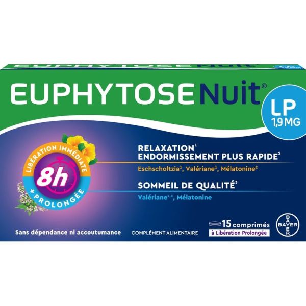 Nuit LP 1,9mg - 15 comprimés