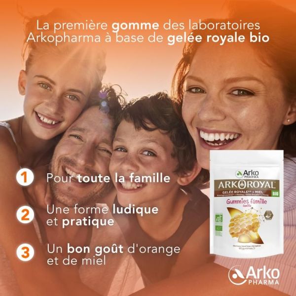 Arkoroyal Gummies Famille BIO