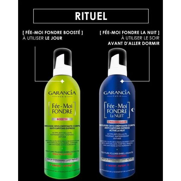 Fée-Moi FONDRE La NUIT Mousse cryo-crépitante corps anti-capitons express - 400 ml