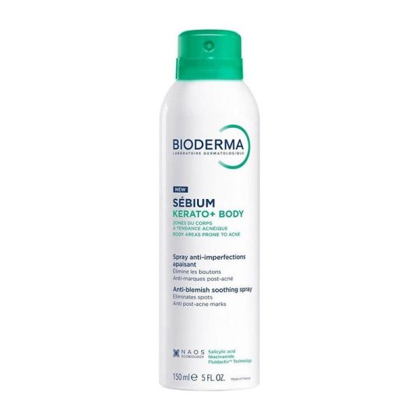 Sébium Kerato+ Body - Spray Anti-Imperfections Apaisant - Corps - Peaux à Tendance Acnéique - 150ml